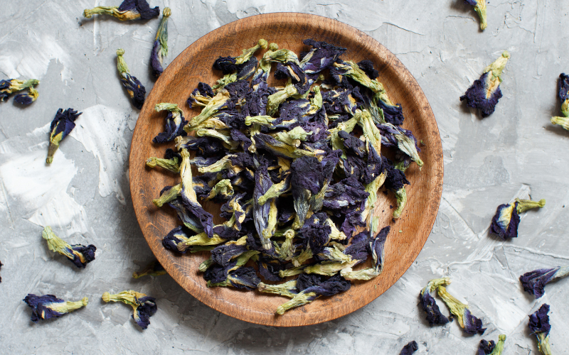 dried butterfly pea flower benefits