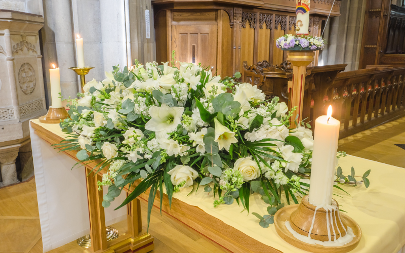 The significance of funeral flowers-