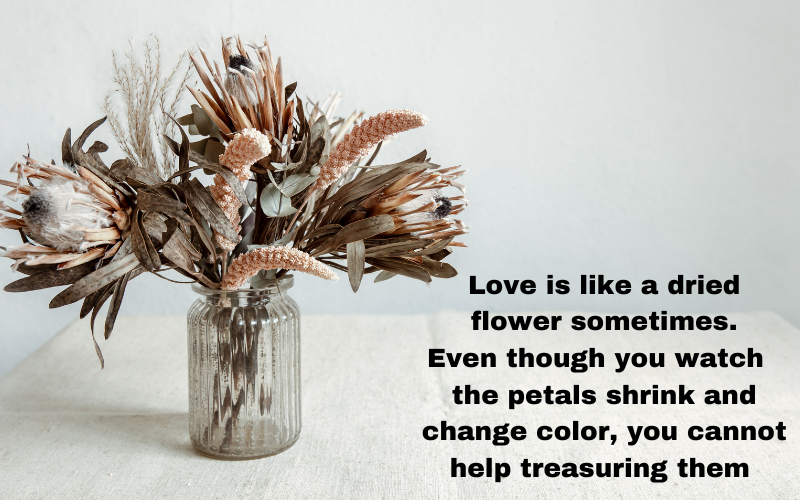 deep dry flower quotes