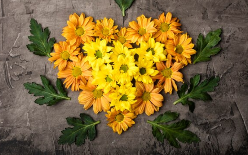 Yellow Funeral Flowers